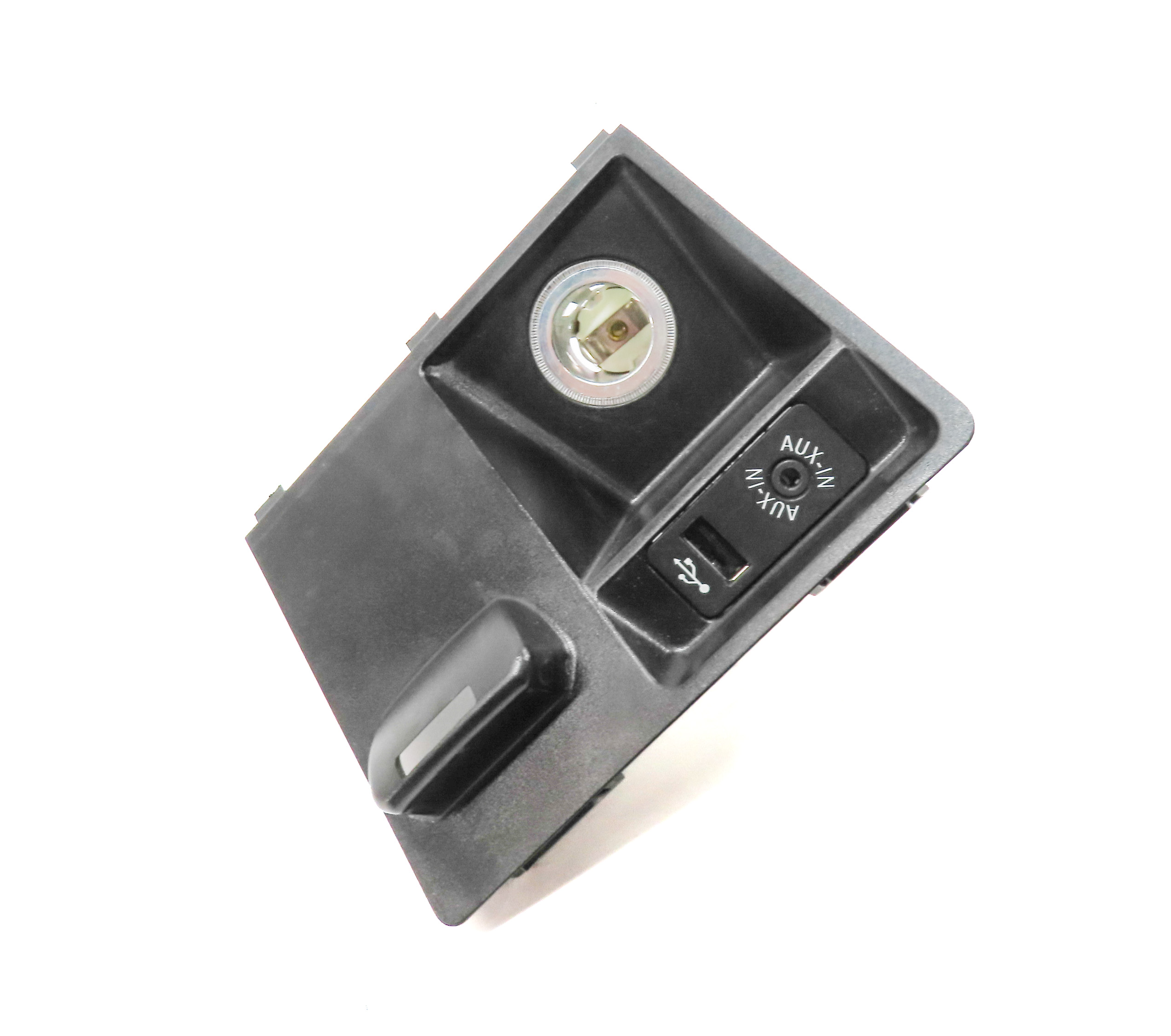 2012 BMW X5 (E70) AUX IN PORT w/ USB 12V POWER SOCKET PANEL — exact item pictured